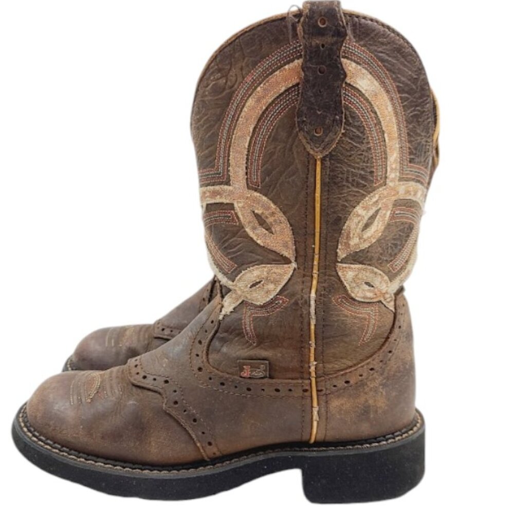 Justin Gypsy Women's Brown Raya L9952 Leather Cowgirl Western Boot Size 7.5